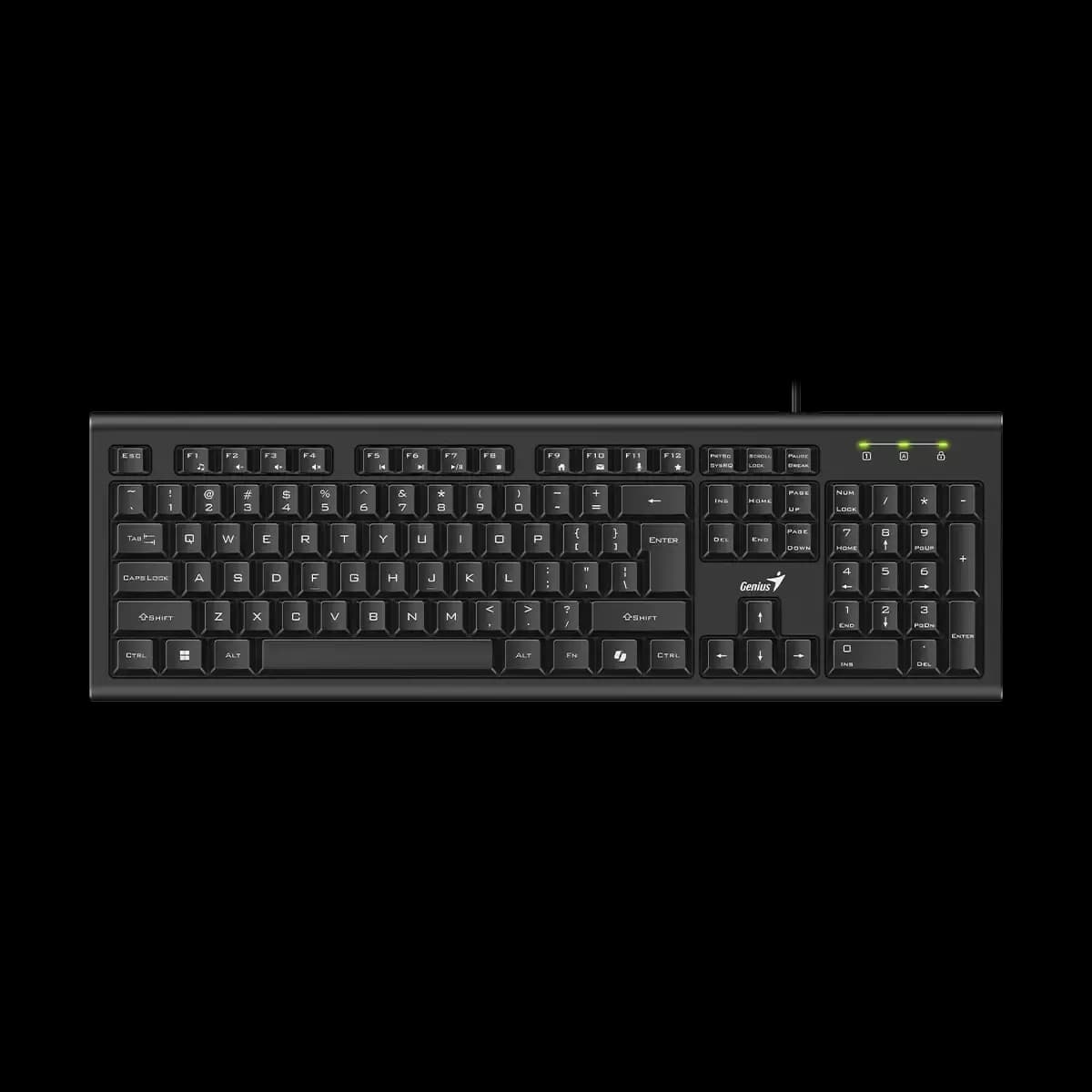 Genius, KB-113, Keyboard, Copilot, Multimedia, Black