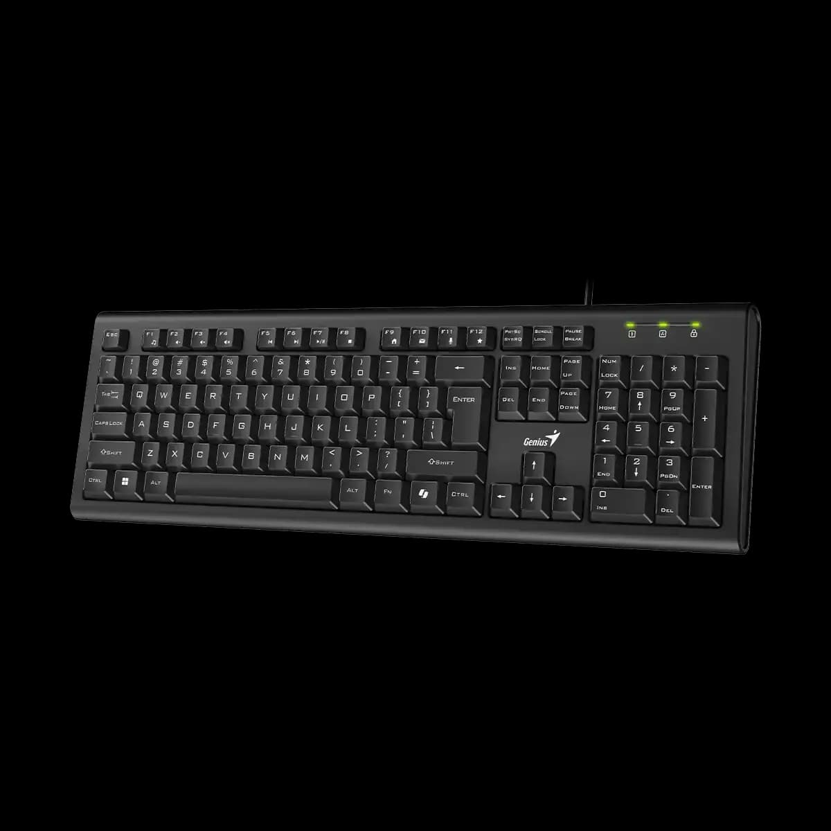 Genius, KB-113, Keyboard, Copilot, Multimedia, Black