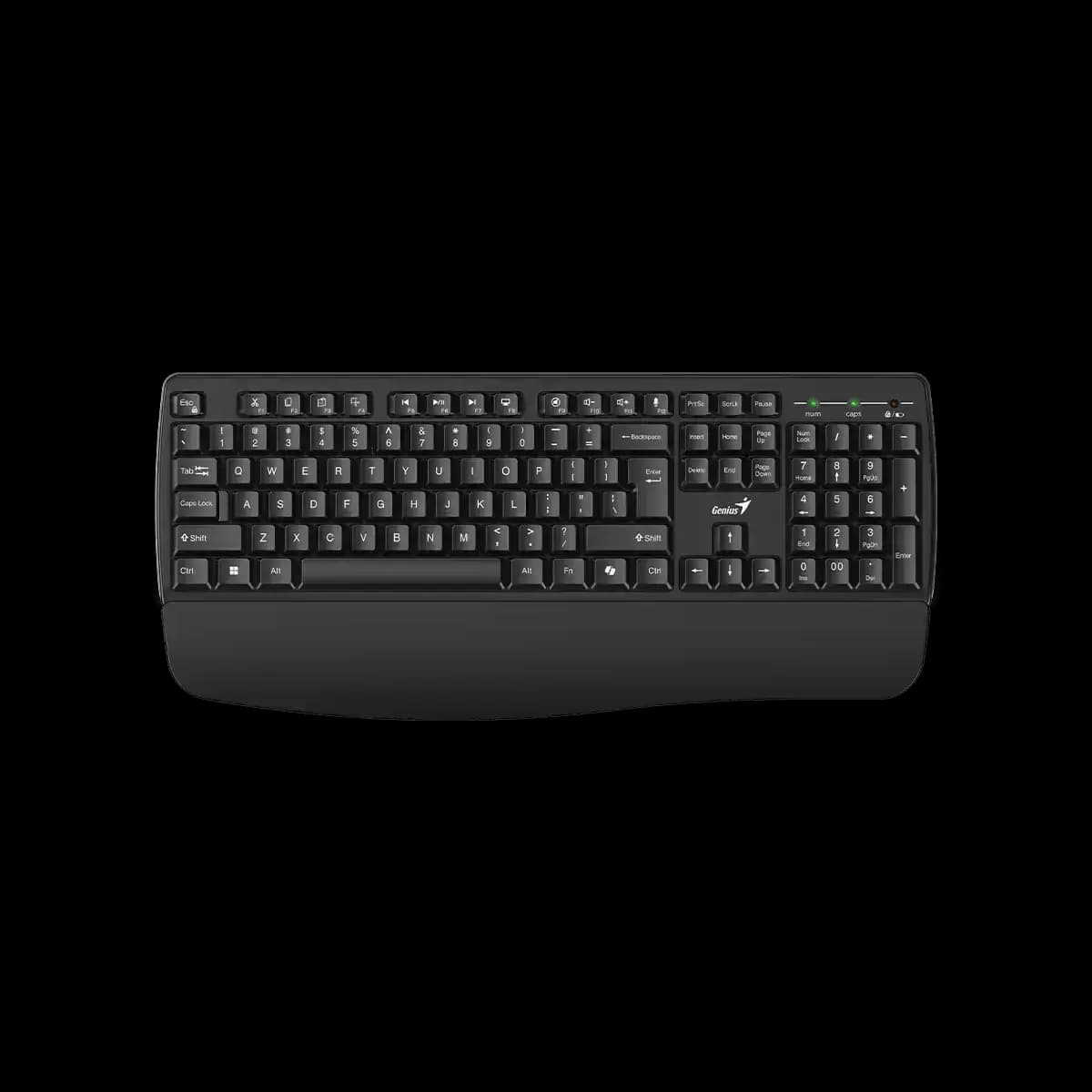 Genius, KB-7123, Keyboard, AI Copilot, Black