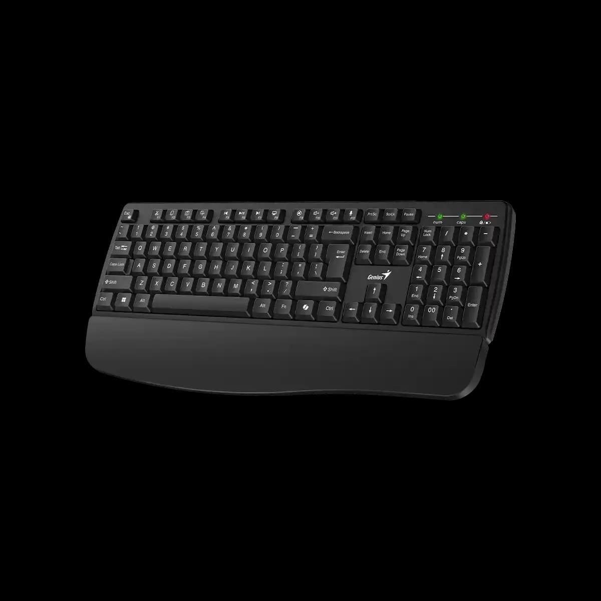 Genius, KB-7123, Keyboard, AI Copilot, Black