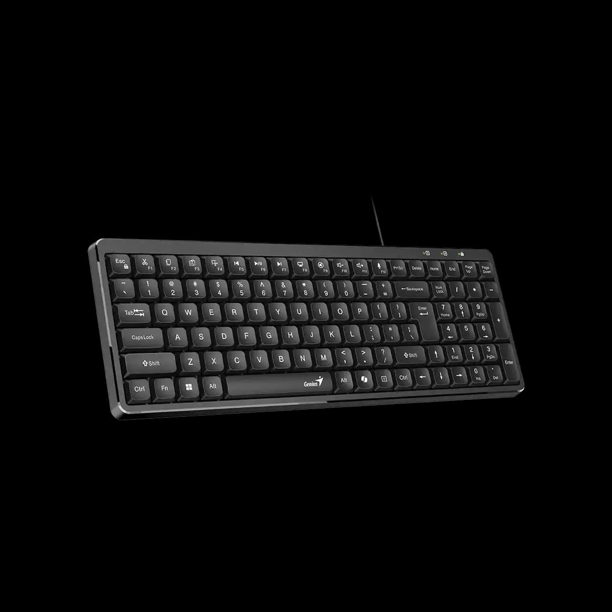 Genius, LuxeMate 120, Keyboard, AI Copilot Key, Black