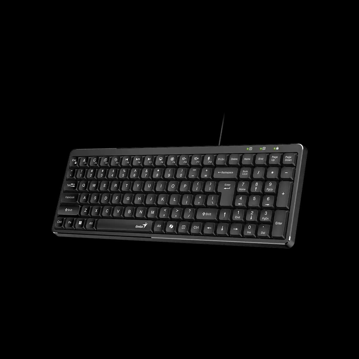 Genius, LuxeMate 120, Keyboard, AI Copilot Key, Black