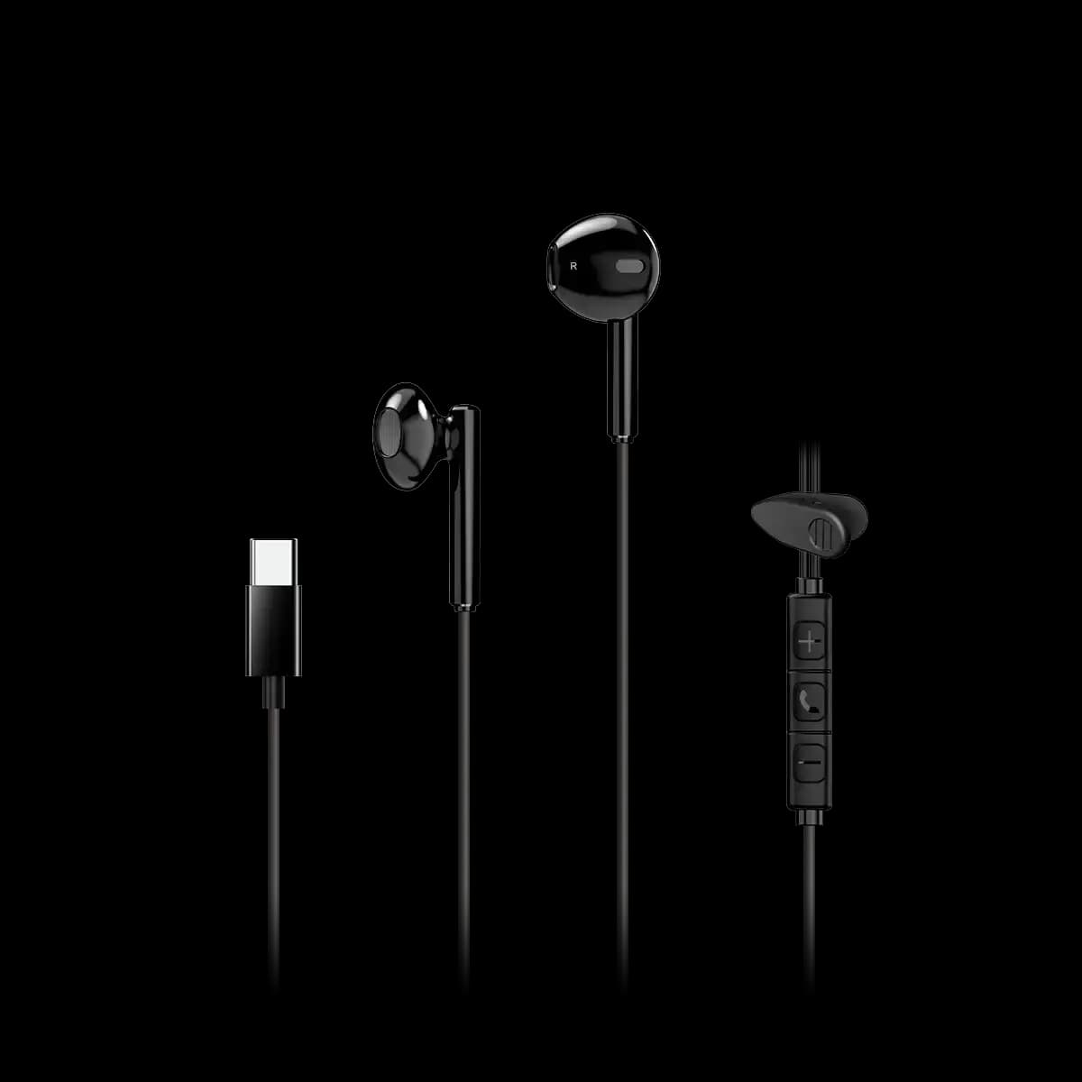 Genius, HS-M366 In-ear Headset USB-C Black