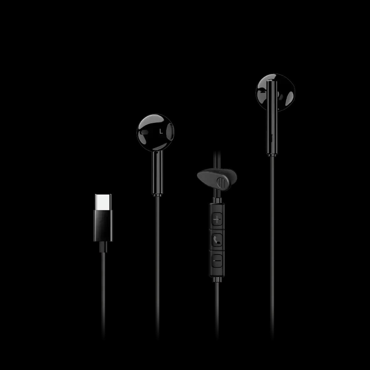 Genius, HS-M366 In-ear Headset USB-C Black