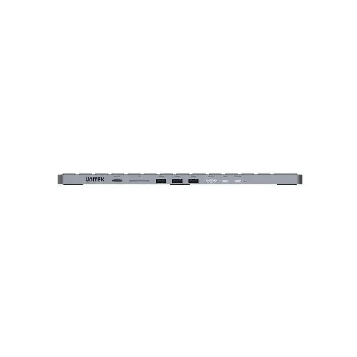 UNITEK, D1092A, 9-in-1 USB-C Keyboard Hub, Grey