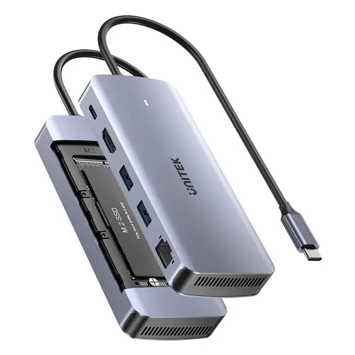 D1120A, UNITEK, USB HUB, 6-in-1 USB-C 10Gbps Hub.