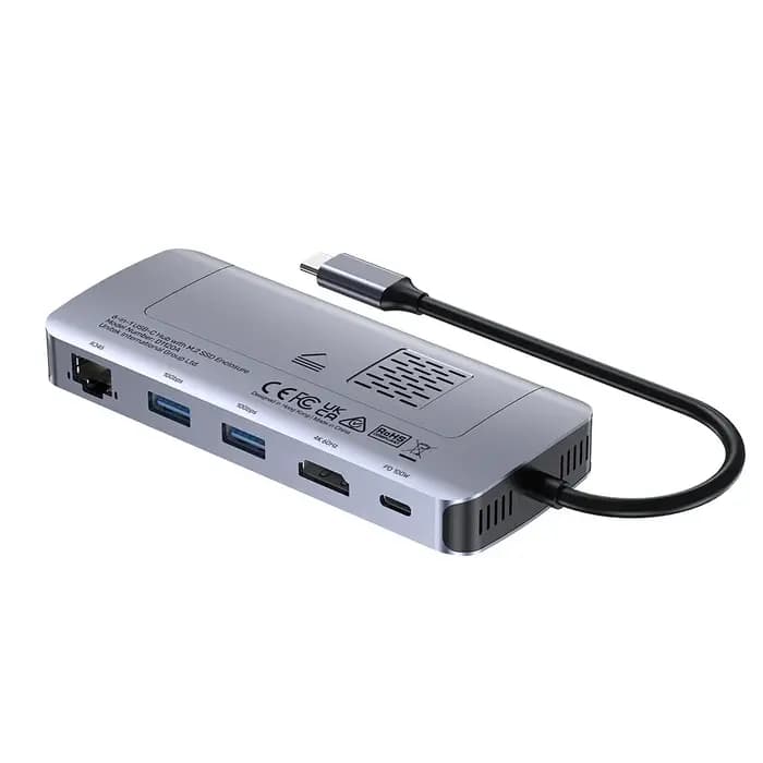 D1120A, UNITEK, USB HUB, 6-in-1 USB-C 10Gbps Hub.