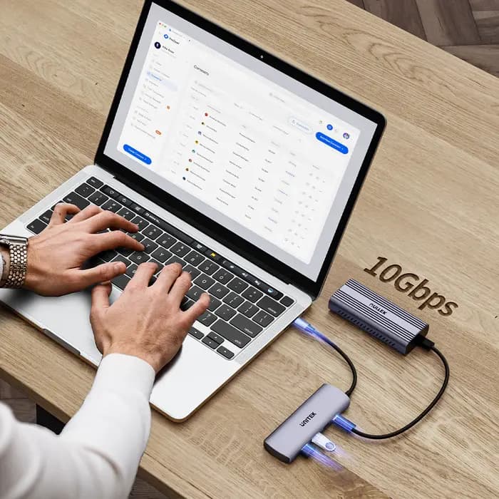 H1112E, UNITEK, USB HUB, 4-in-1 USB-C 10Gbps Hub (4*USB-A).