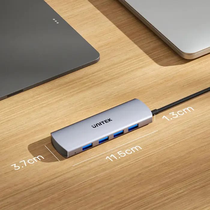 H1112E, UNITEK, USB HUB, 4-in-1 USB-C 10Gbps Hub (4*USB-A).