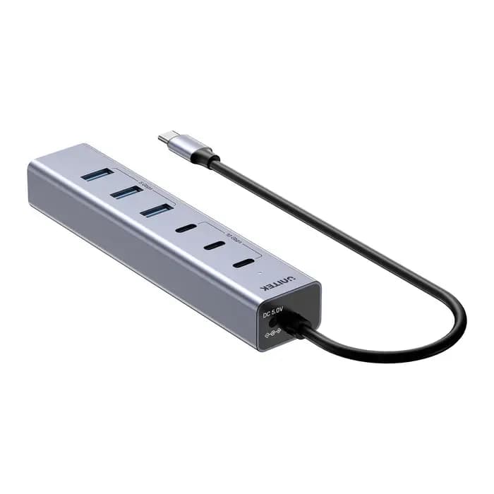 H1335A, UNITEK, USB HUB, 7-in-1 USB-C 10Gbps Hub (3*USB-C 10Gbps+ 4*USB-A 5Gbps).