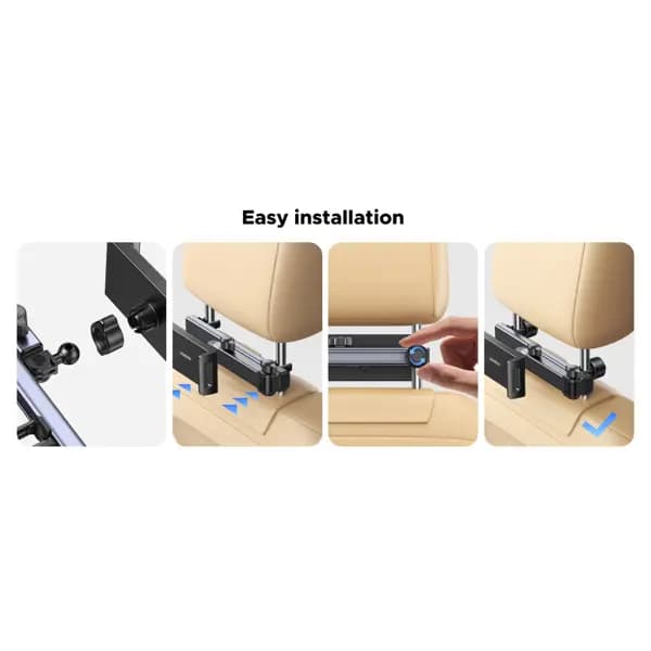 LP904, UGREEN, Holder, ar Headrest Tablet Holder, Black/Grey.