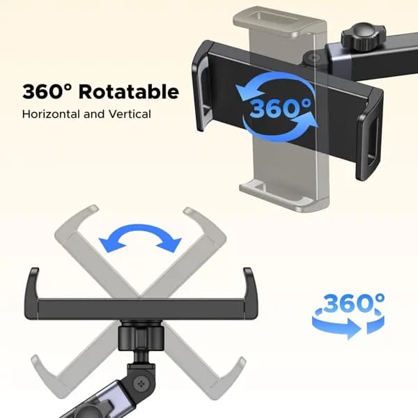 LP904, UGREEN, Holder, ar Headrest Tablet Holder, Black/Grey.