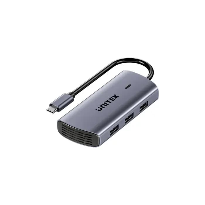D1113C, UNITEK, USB HUB, 6-in-1 USB-C 5Gbps Hub.