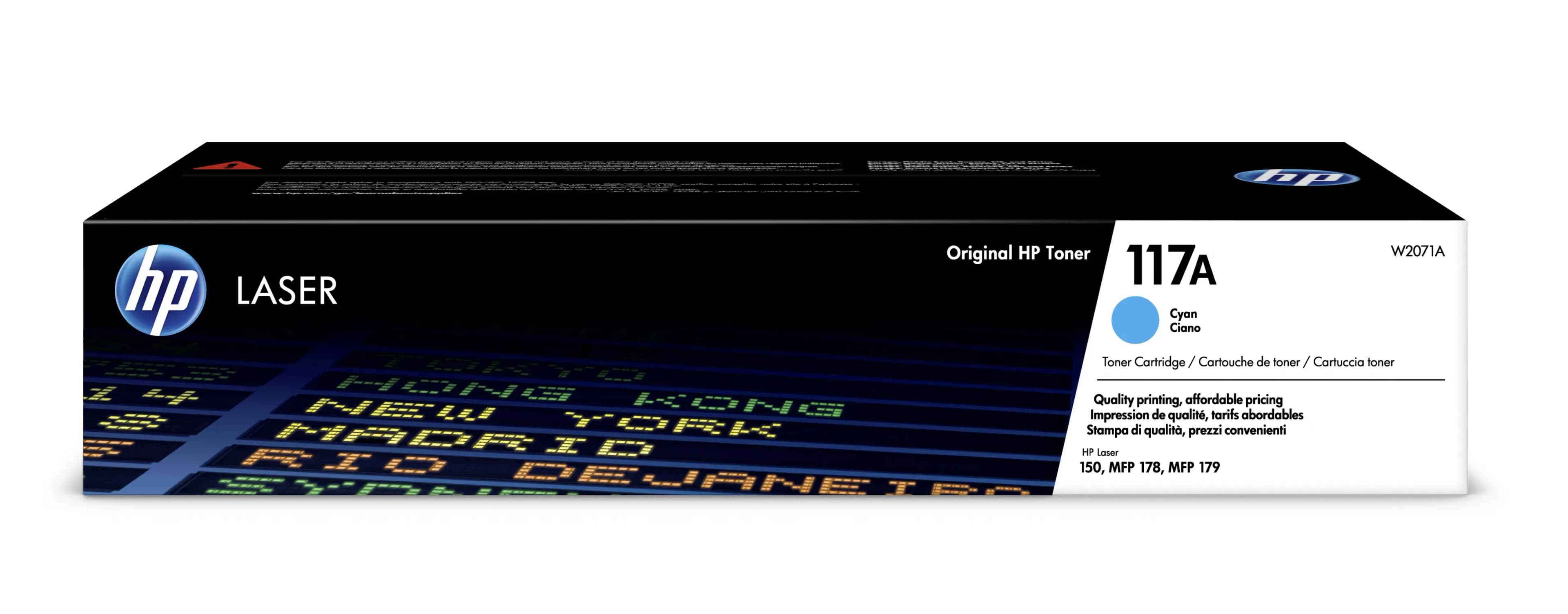 117A HP Toner Cartridge, Cyan (W2071A)