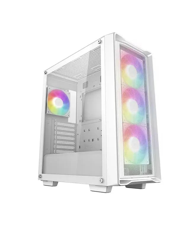 Deepcool, CC560 MESH V2 WH, CASE, ARGB, White.