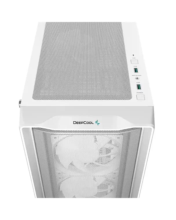 Deepcool, CC560 MESH V2 WH, CASE, ARGB, White.