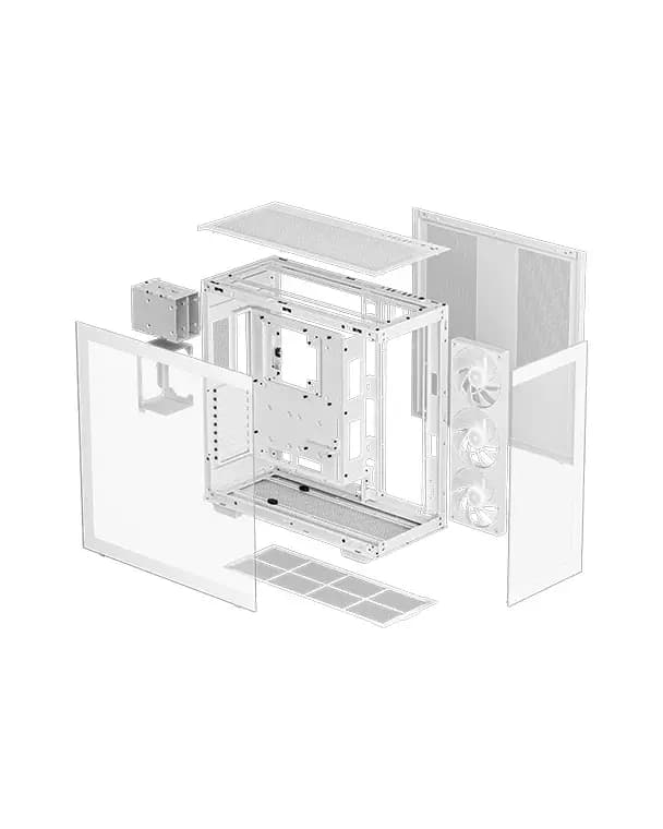Deepcool, CH780 WH, Case white