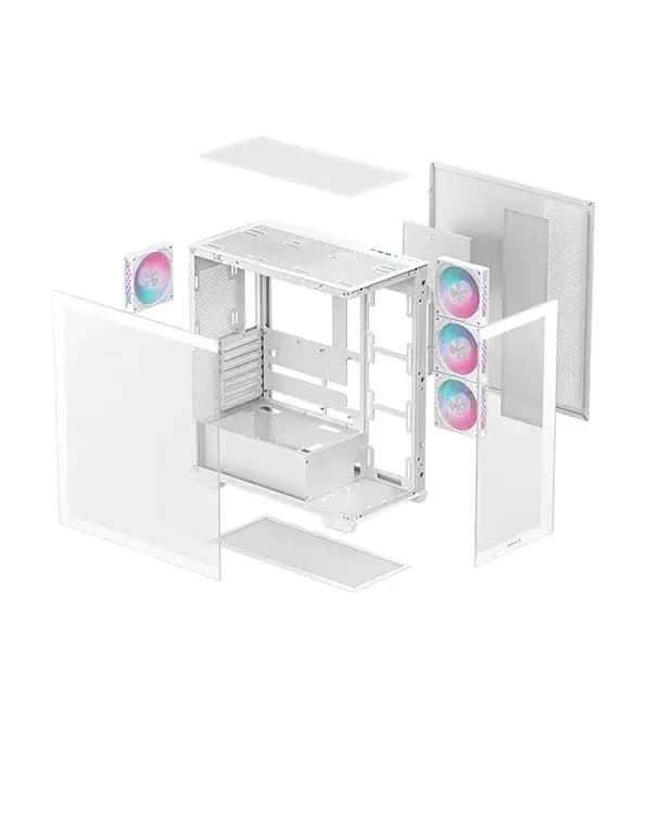 Deepcool, CG580 4F V2 WH, Case White