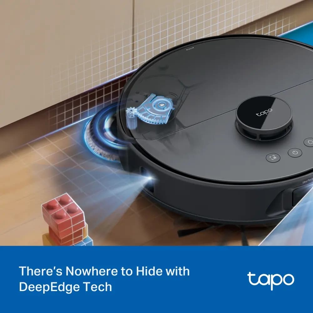 TP-Link, Tapo RV50 Pro Omni, All-in-One Dock, Robot Vacuum Cleaner, Black