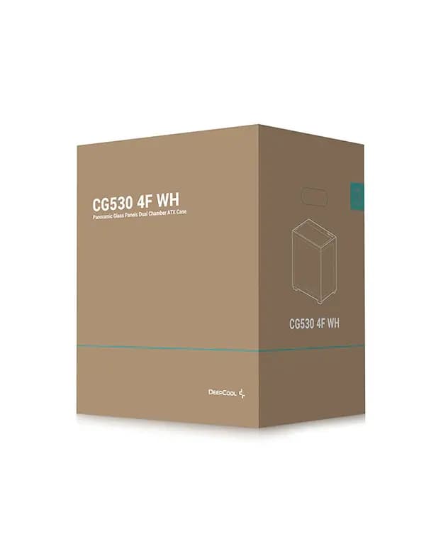 Deepcool, CG530 4F WH, Case White