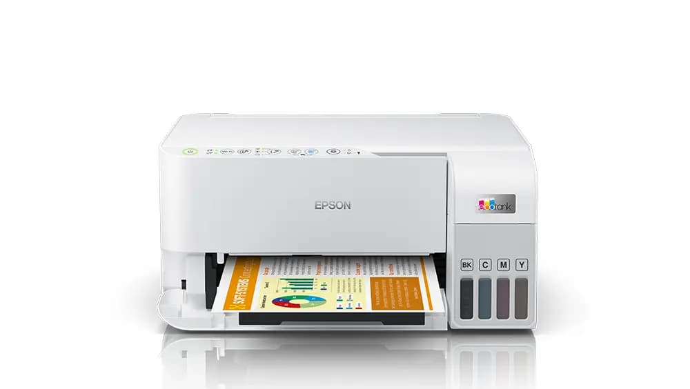 EPSON EcoTank L3356 A4 ფერადი მულტიფუნქციური WiFi პრინტერი