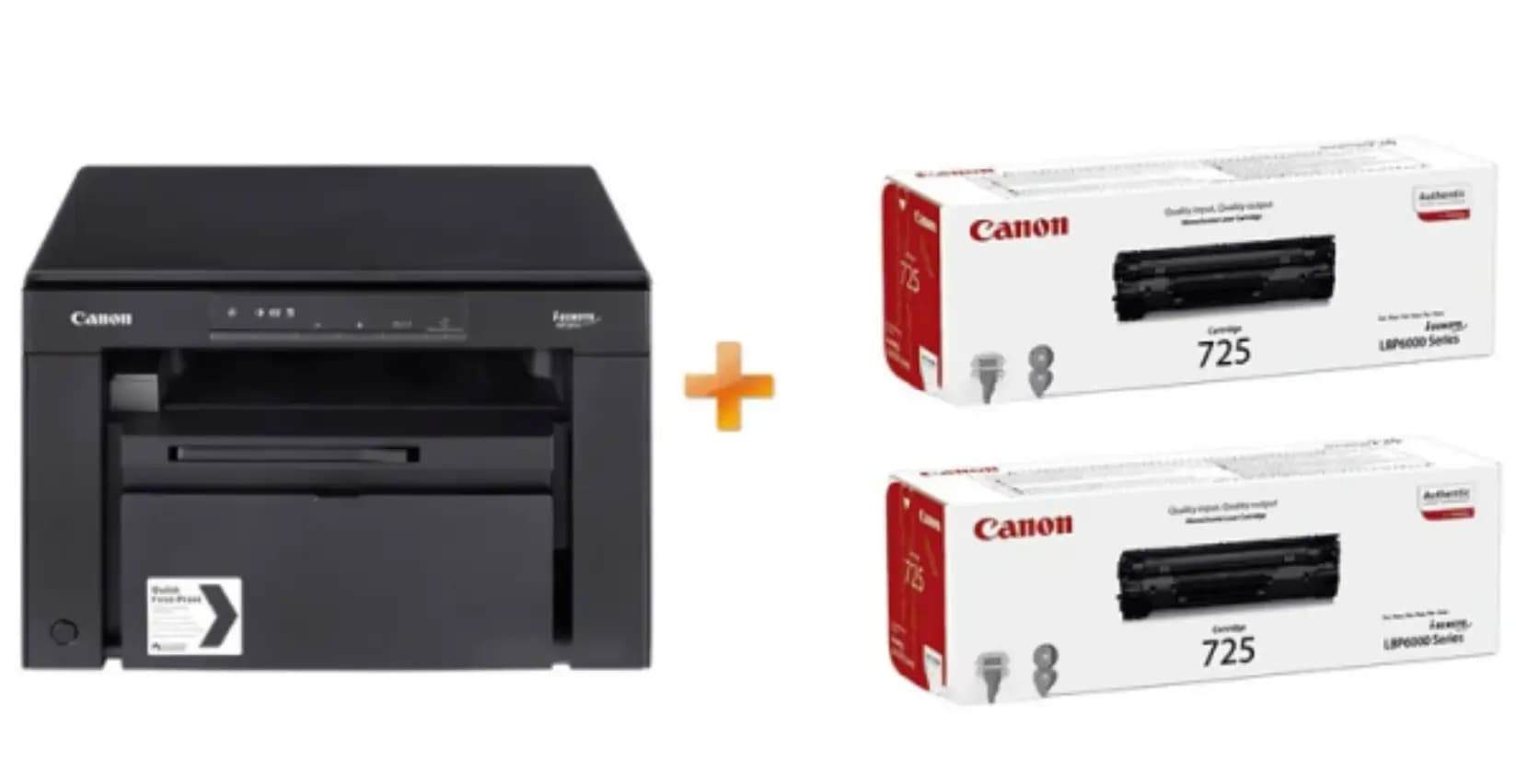 Canon i-SENSYS MF3010 A4 მულტიფუნქციური პრინტერი + 2 დამატებითი კარტრიჯით
