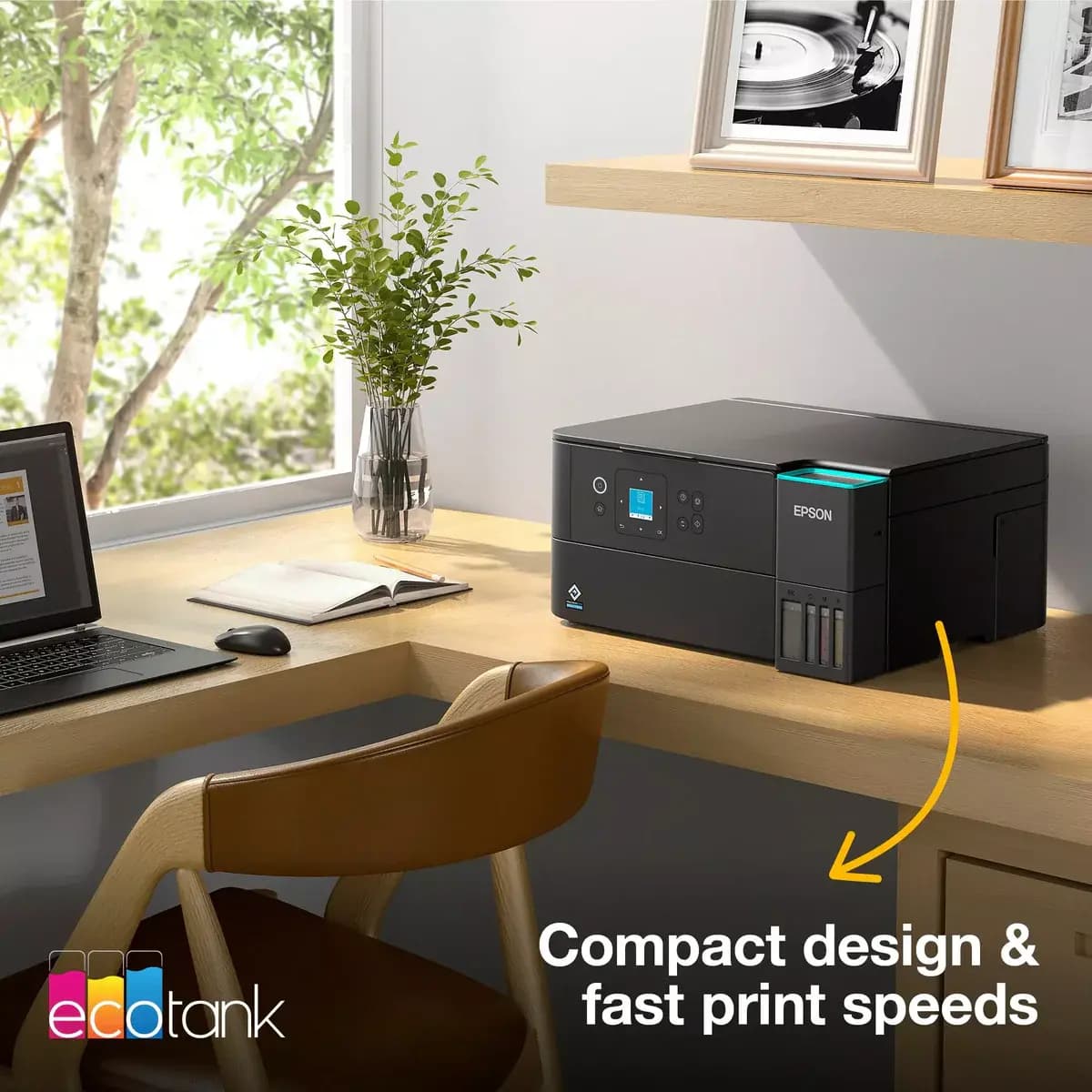 EPSON EcoTank L4360 A4 ფერადი მულტიფუნქციური WiFi პრინტერი