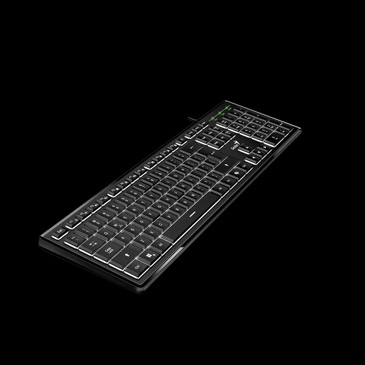 Genius, SlimStar 820, AI Copilot Key, Keyboard, Black