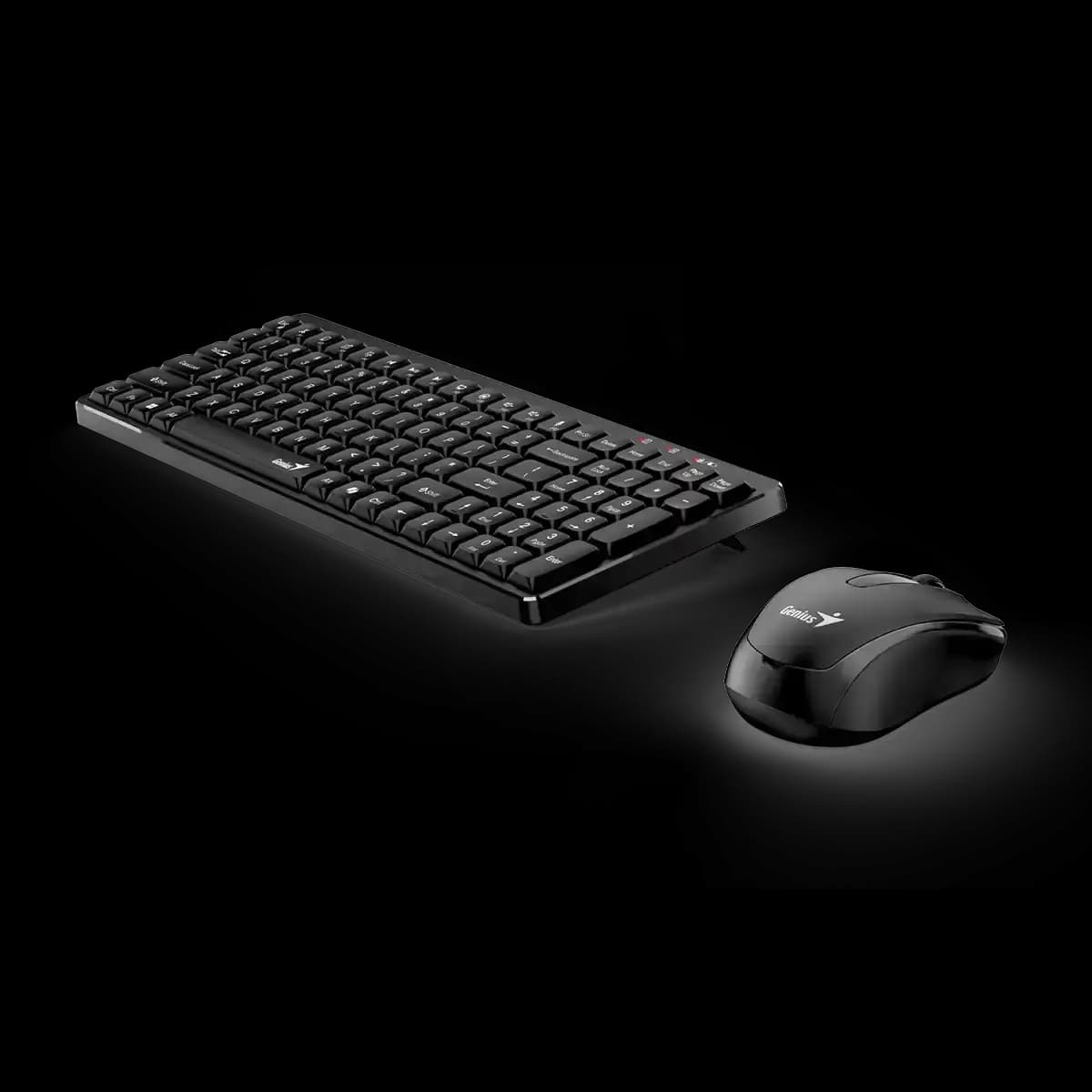 Genius, LuxeMate Q8100, AI Copilot Key, Keyboard + Mouse, Black