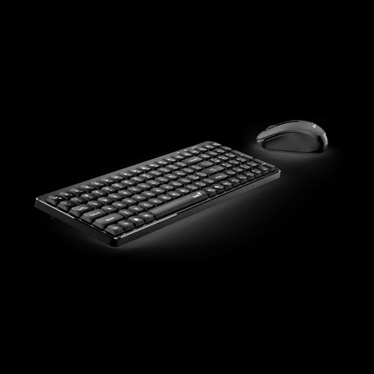 Genius, LuxeMate Q8100, AI Copilot Key, Keyboard + Mouse, Black