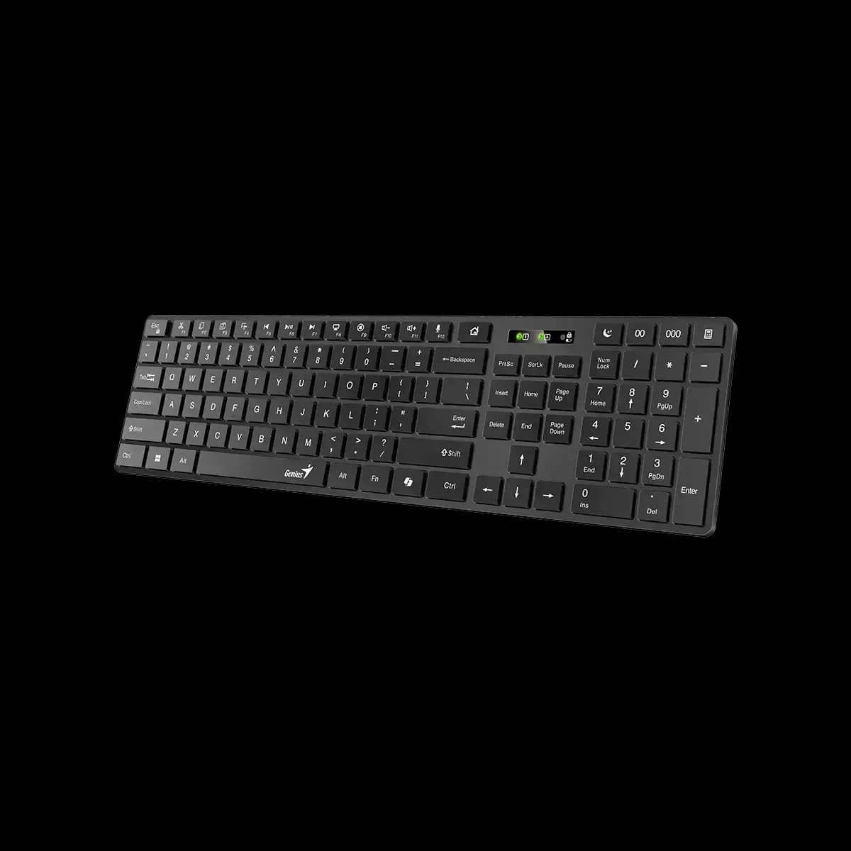 Genius, SlimStar 7250BT, AI Copilot Key, Keyboard, Black