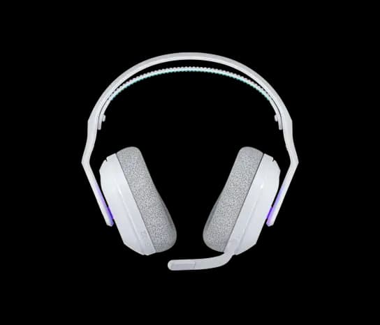 G522, Logitech, Headset, Wireless Gaming Headset with LIGHTSYNC RGB - WHITE.