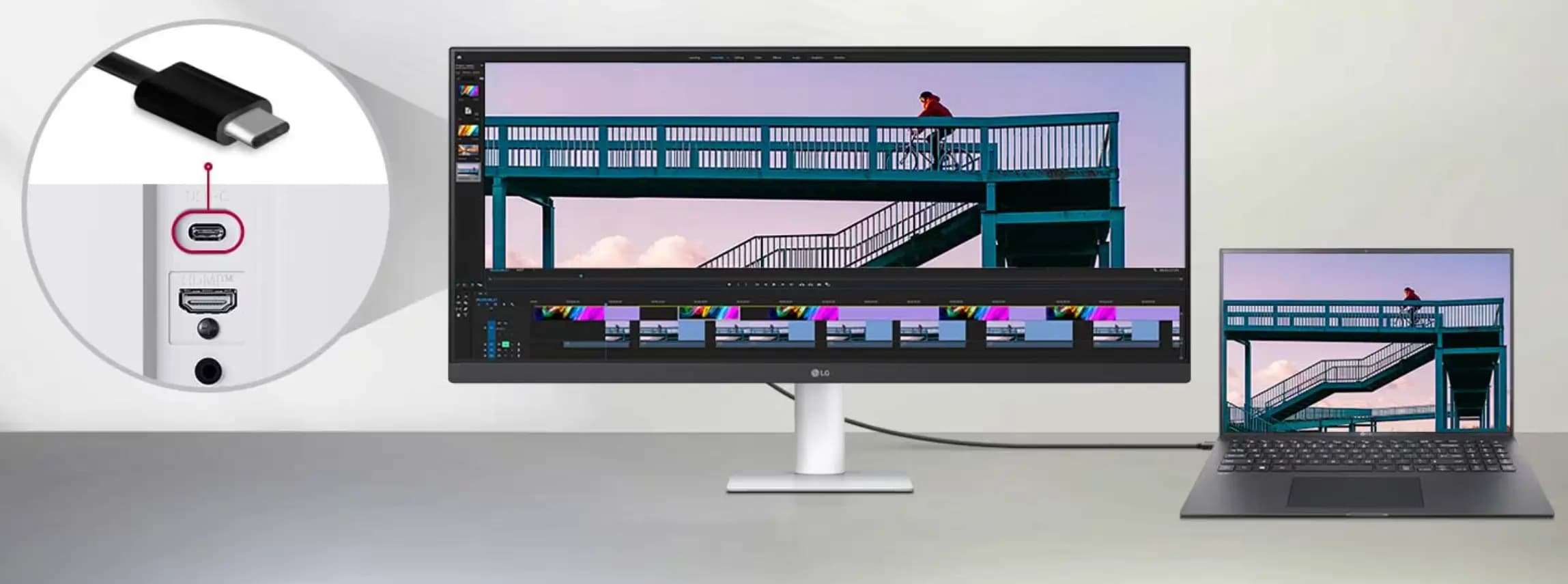 LG 29U531A-W 29" UltraWide 21:9 WFHD Monitor