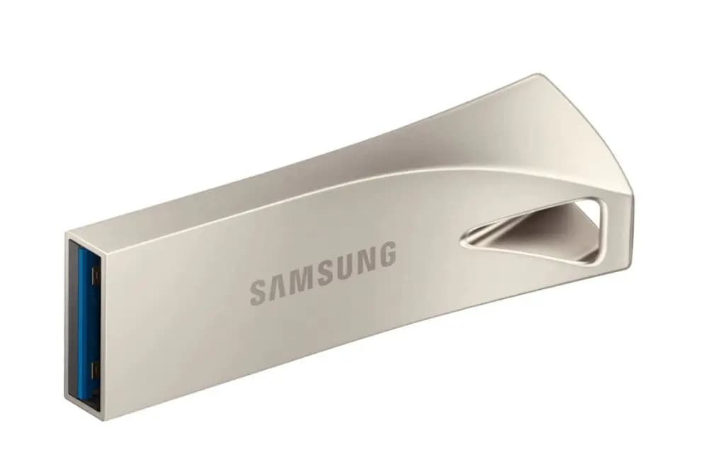 BAR Plus , SAMSUNG, Flash Memory, 128GB, USB A 3.2 Gen1, Up to 400MB/s read.
