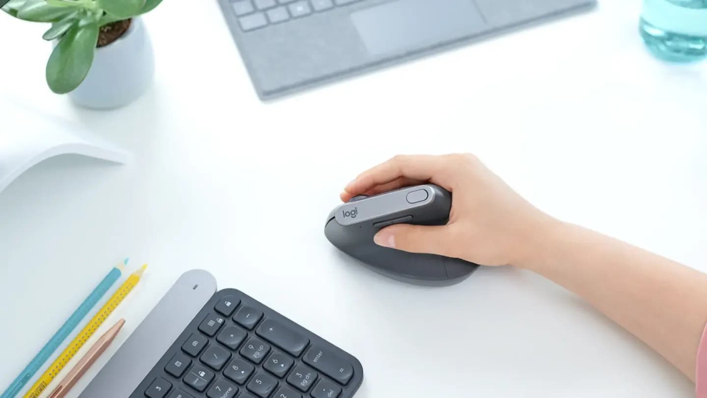 logitech, MX Vertical, Mouse, Graphite