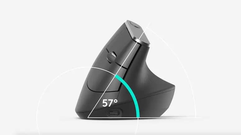 logitech, MX Vertical, Mouse, Graphite