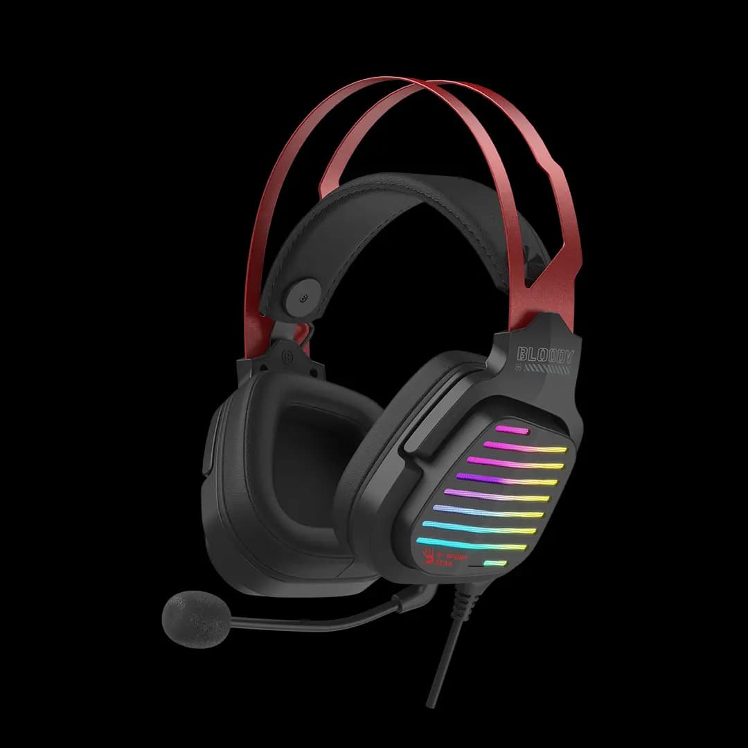 G560, A4TECH, Headphone, Bloody G560 RGB Flow Backlight Headset 7.1 Virtual USB Gun Grey 65l.