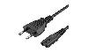 VENTION ZCLBAC 2-Prong Power Cord cable 1.8M C7 Connector EU Plug	