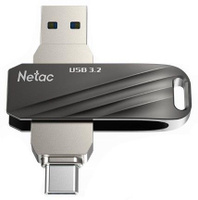 NT03US11C-064G-32BK, NETAC, US11 USB3.0+TypeC Dual Flash Drive 64GB
