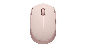 M171 Logitech Wireless Mouse 2.4GHZ -10 meters, DPI 1000±, Buttons 3, USB , ROSE 1Y (L910-006865 )