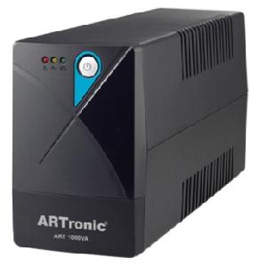  ART 1000VA, ARTRONIC, UPS, 600W, LINE INTERACTIVE UPS, Black.