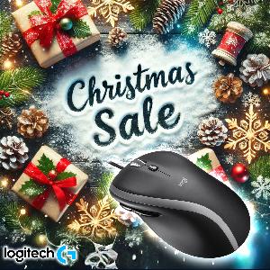 M500s Logitech Corded Mouse, Black, 400-4000 DPI, 7 buttons, 1.8m , USB 1Y (L910-005784 )