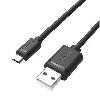 Y-C451GBK Unitek USB 2.0 to Micro USB Charging Data sync Cable, Black, 1M, 0.25Y