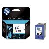 C9352AE, HP 22, Tri-Color Ink Cartridge