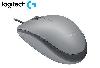  M110, Logitech, Mouse, USB 1,8m, 1000dpi, 3 Button, 90 g, Mid Grey.