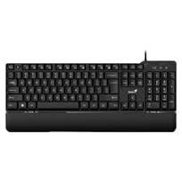  KB-100XP, GENIUS, Keyboard, Multimedia, RU, USB, BLACK.