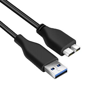 KDUSB3001-0.5M, KINGDA USB Plug Cable to USB 3.0 Micro B Plug for external HDD 0,5 m