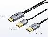 V1714A, UNITEK, 1.8M, 4K 60Hz HDMI to DP Adapter Cable with USB Power Plug