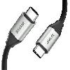 C14082ABK,UNITEK 1M, Full Featured USB-C Male to Male Cable with Data 10Gbps / PD 100W, D4K60Hz,Grey C14082ABK,UNITEK 1M, Full Featured USB-C Male to Male Cable with Data 10Gbps / PD 100W, D4K60Hz,Grey