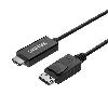 Y-5118CA,UNITEK 1.8M DisplayPort to HDMI Male Cable